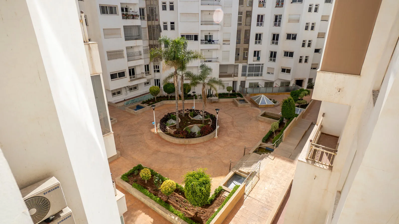 Modern apartment buildings in Hay Mohammadi, Agadir